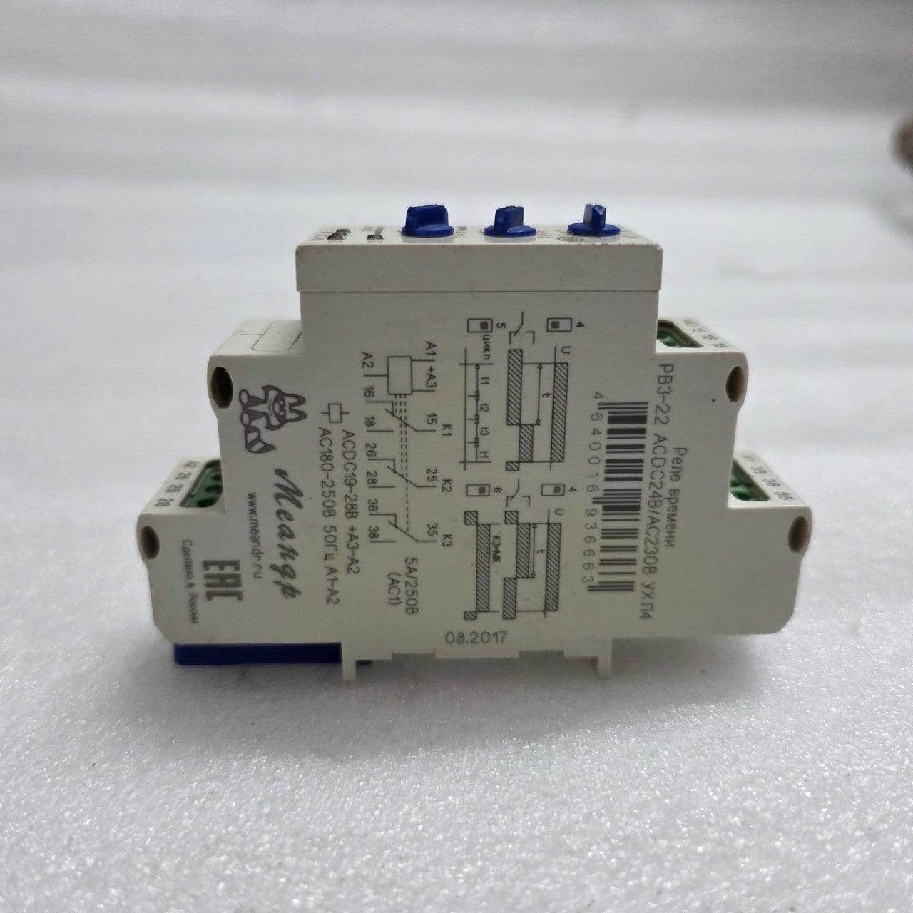 MEANDR PB3-22 TIME RELAY AC-DC 24V / AC230 V