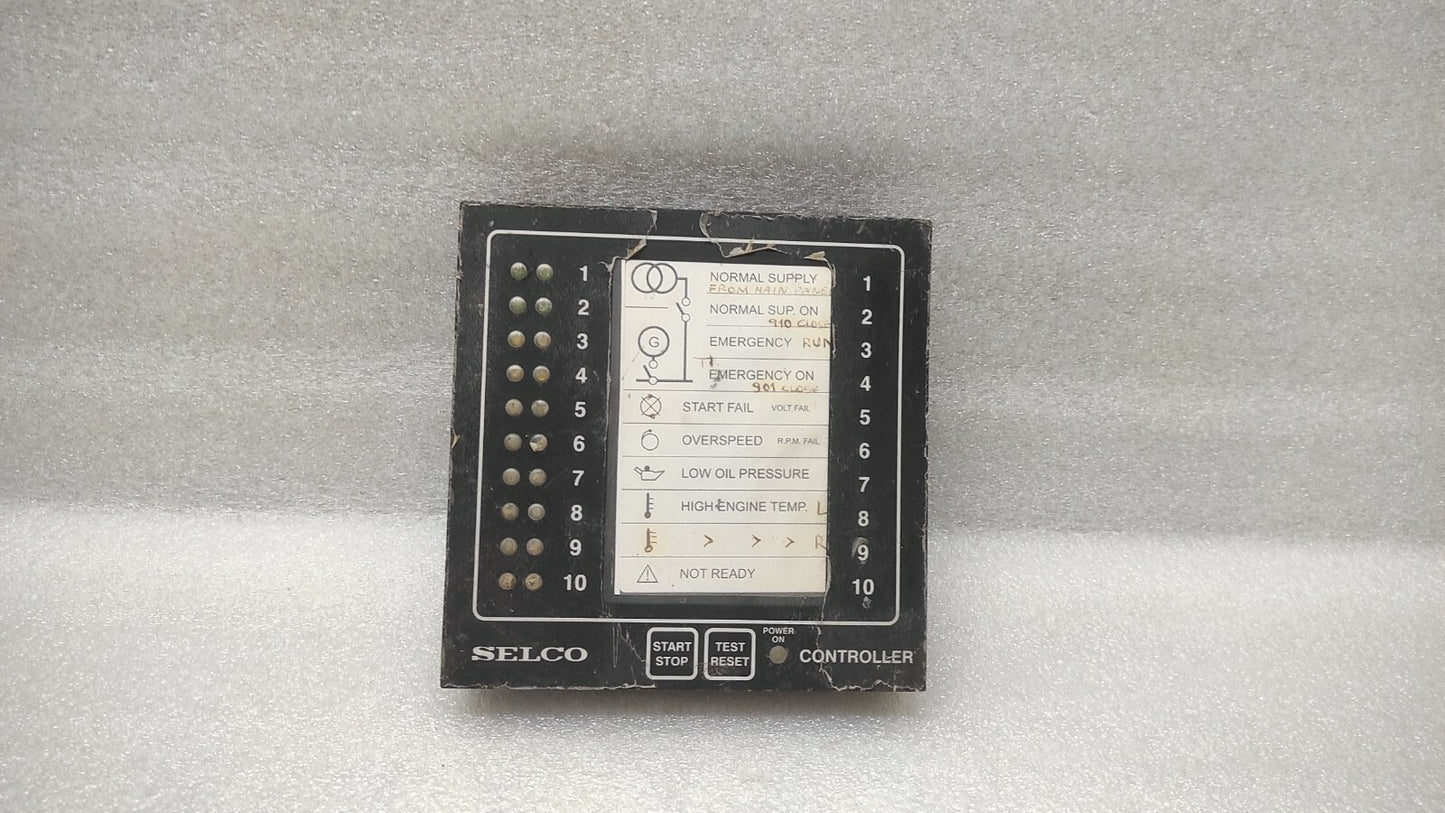 SELCO M2100.0020 EMERGENCY GENERATOR CONTROLLER 24VDC