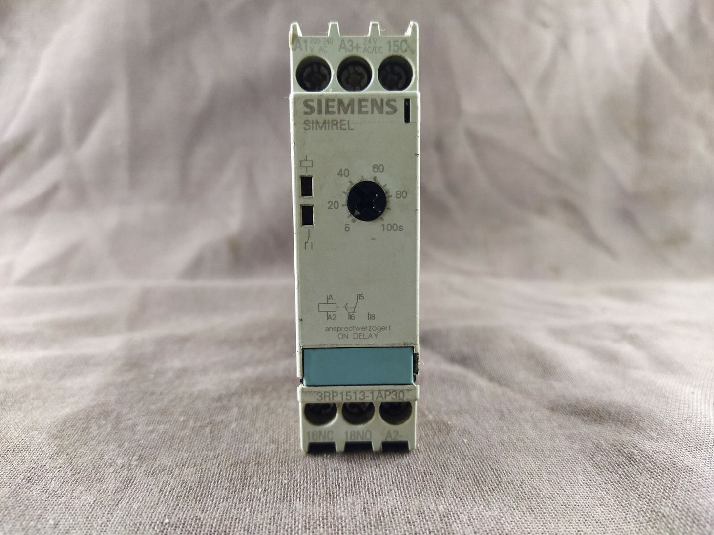 Siemens Simirel 3RP1513-1AP30 On Delay 3RP15131AP30