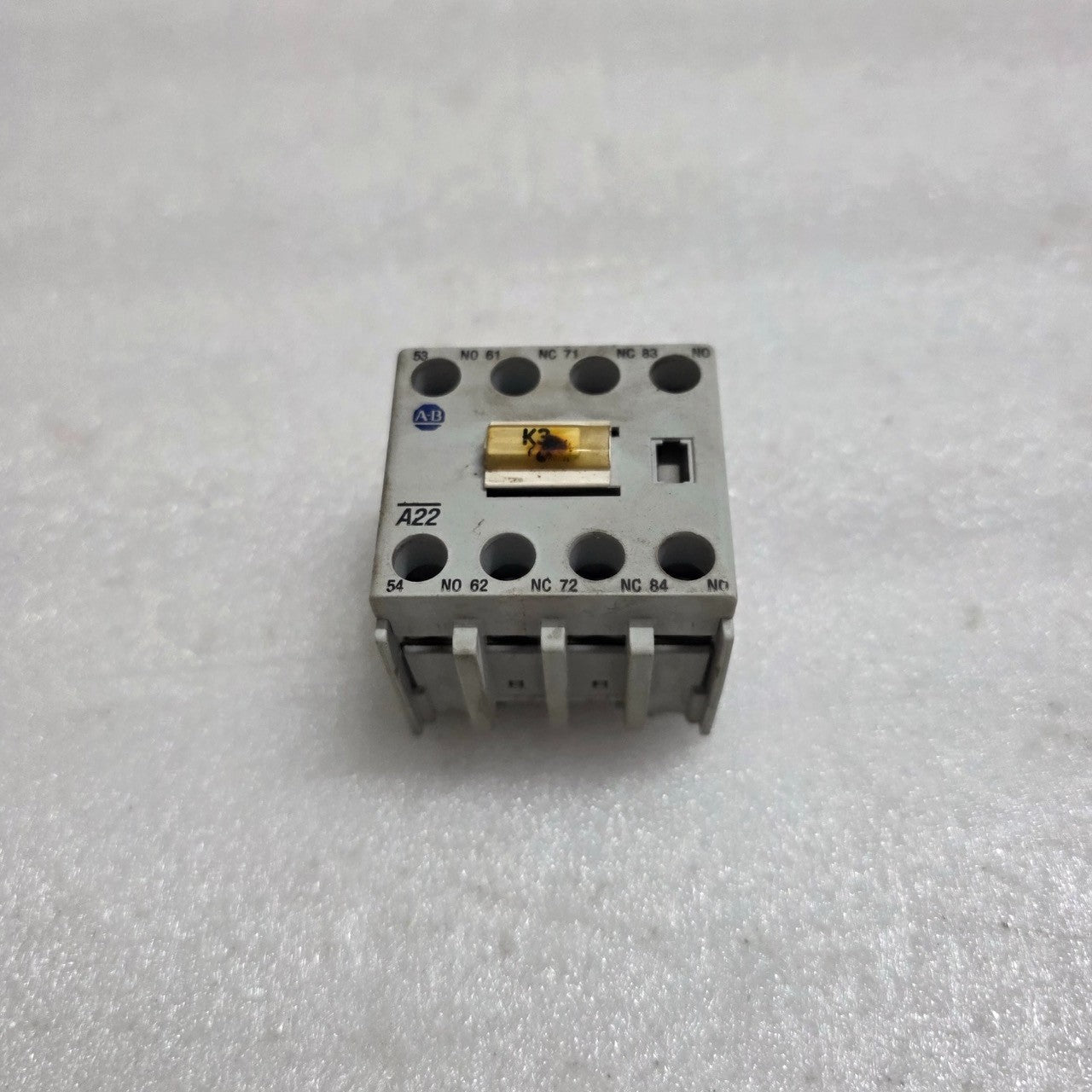 2 UNIT X ALLEN BRADLEY CAT 100-F SER B AUXILIARY CONTACT BLOCK LOT OF 2 UNIT