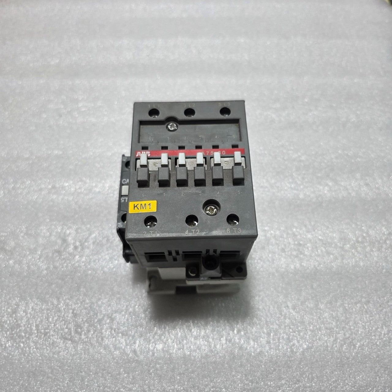 ABB A75-30-00 3-POLE BLOCK CONTACTOR 125A COIL VOLTAGE 200-220VAC