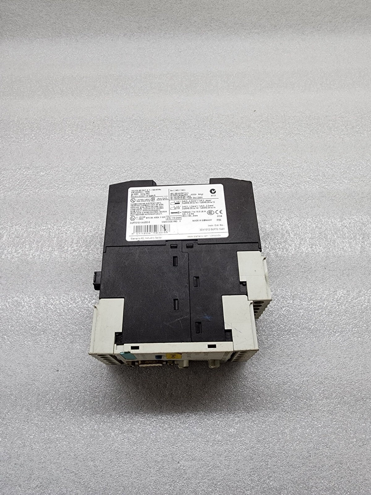 SIEMENS SIMOCODE PRO V 3UF7010-1AU00-0