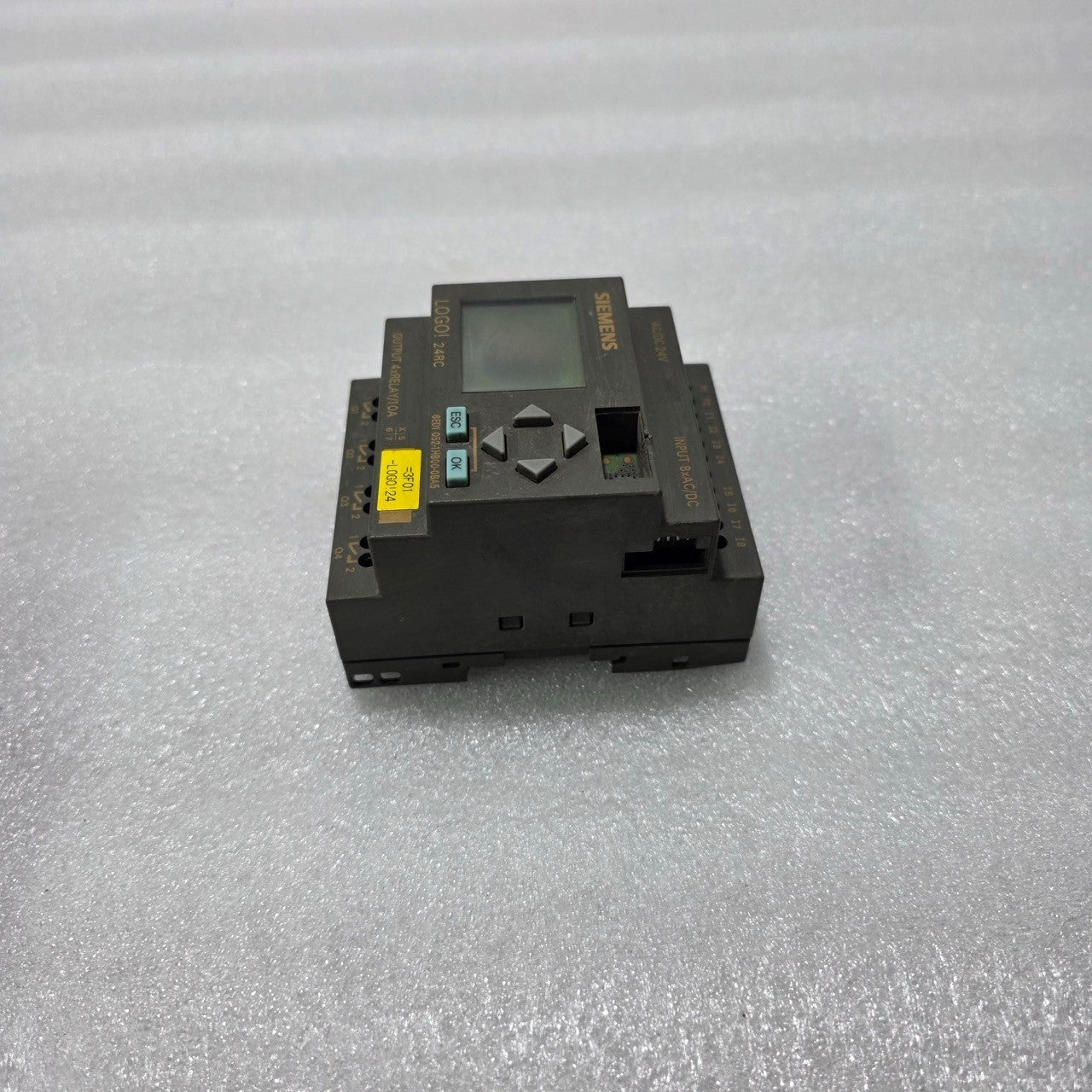 SIEMENS LOGO! 24RC 6ED1 052-1HB00-0BA5 MICROPROCESSOR-BASED LOGIC MODULE 24V