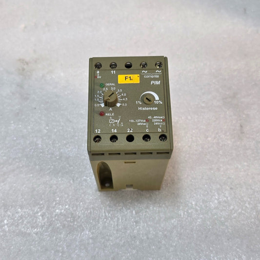 COEL PIM 5 AMP/AC SINGLE-PHASE AC CURRENT MONITOR RELAY 12036021 110/220 VAC
