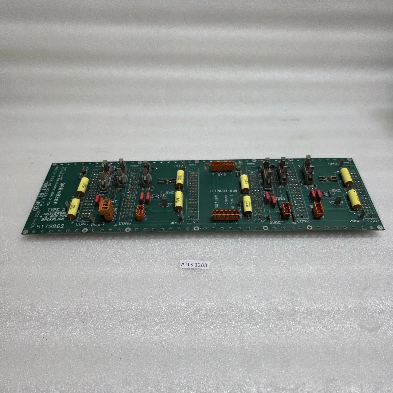 UNIVERSAL 4 X AMP/MON BACKPLANE 5173062 8004026A
