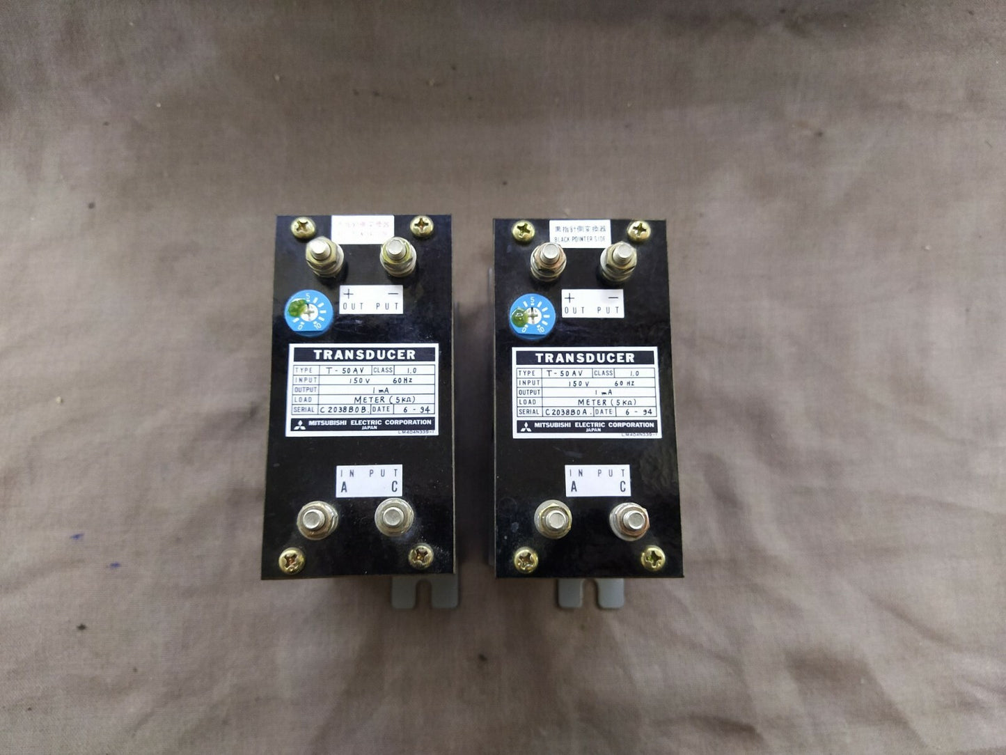 Mitsubishi T-50AV Transducer Class 1.0 T 50 AV