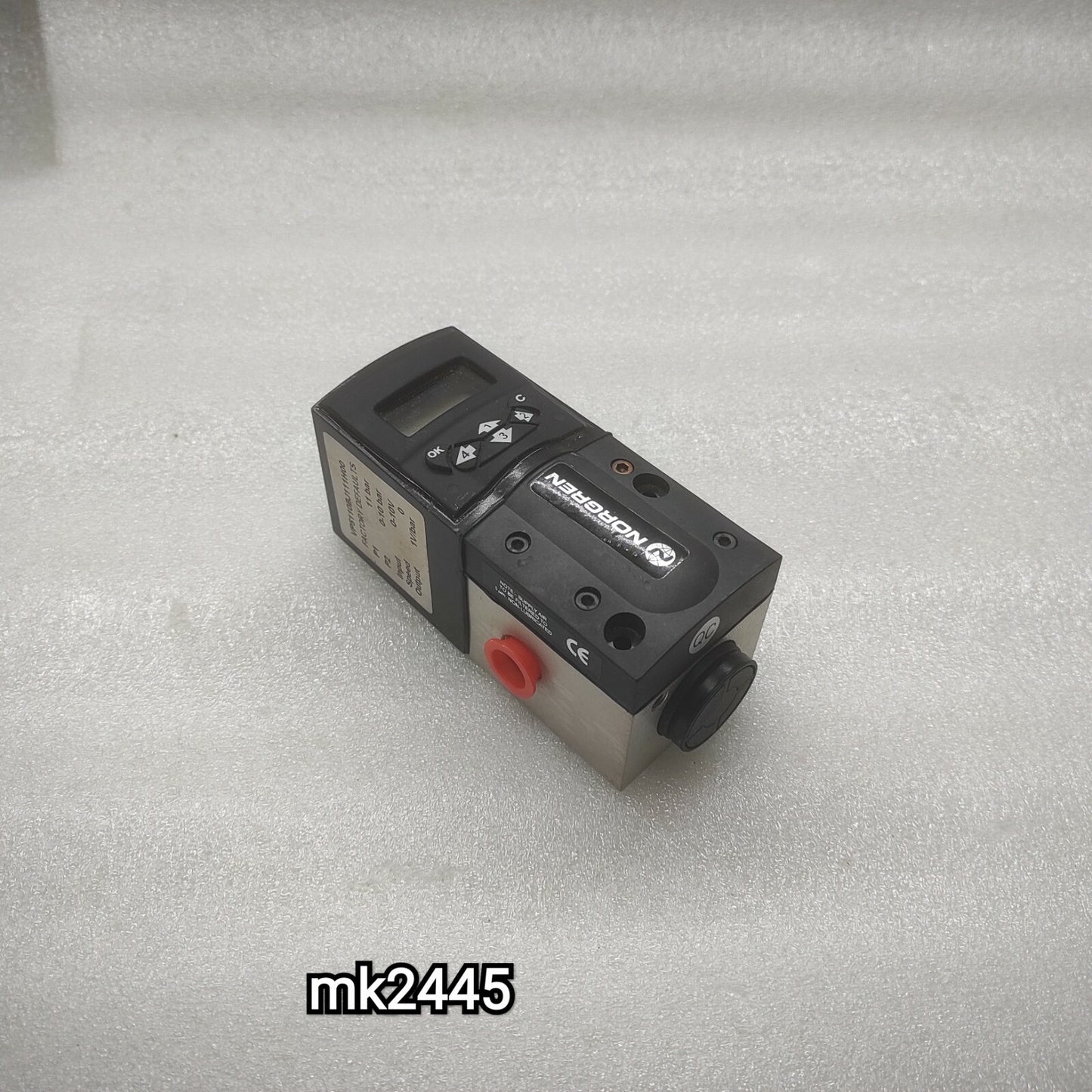 NORGREN VP5110BJ111H00 PROGRAMMABLE PROPORTIONAL PRESSURE CONTROL VALVE 0-10V