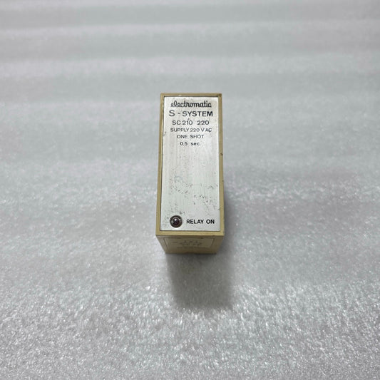 ELECTROMATIC SC 210 220 ONE-SHOT INTERVAL TIMER RELAY 220V