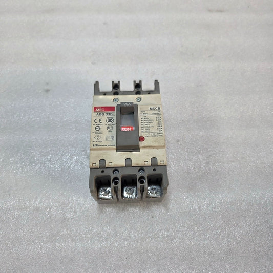 LS ABS 33B 3-POLE CIRCUIT BREAKER 20A