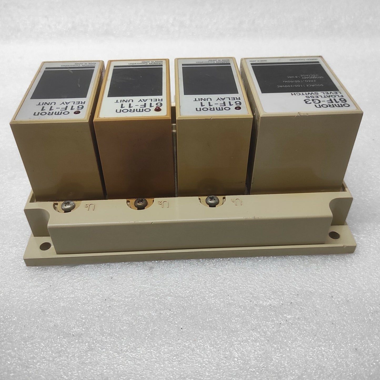 OMRON 61F-G3 FLOATLESS LEVEL SWITCH 61F-11 RELAY UNIT