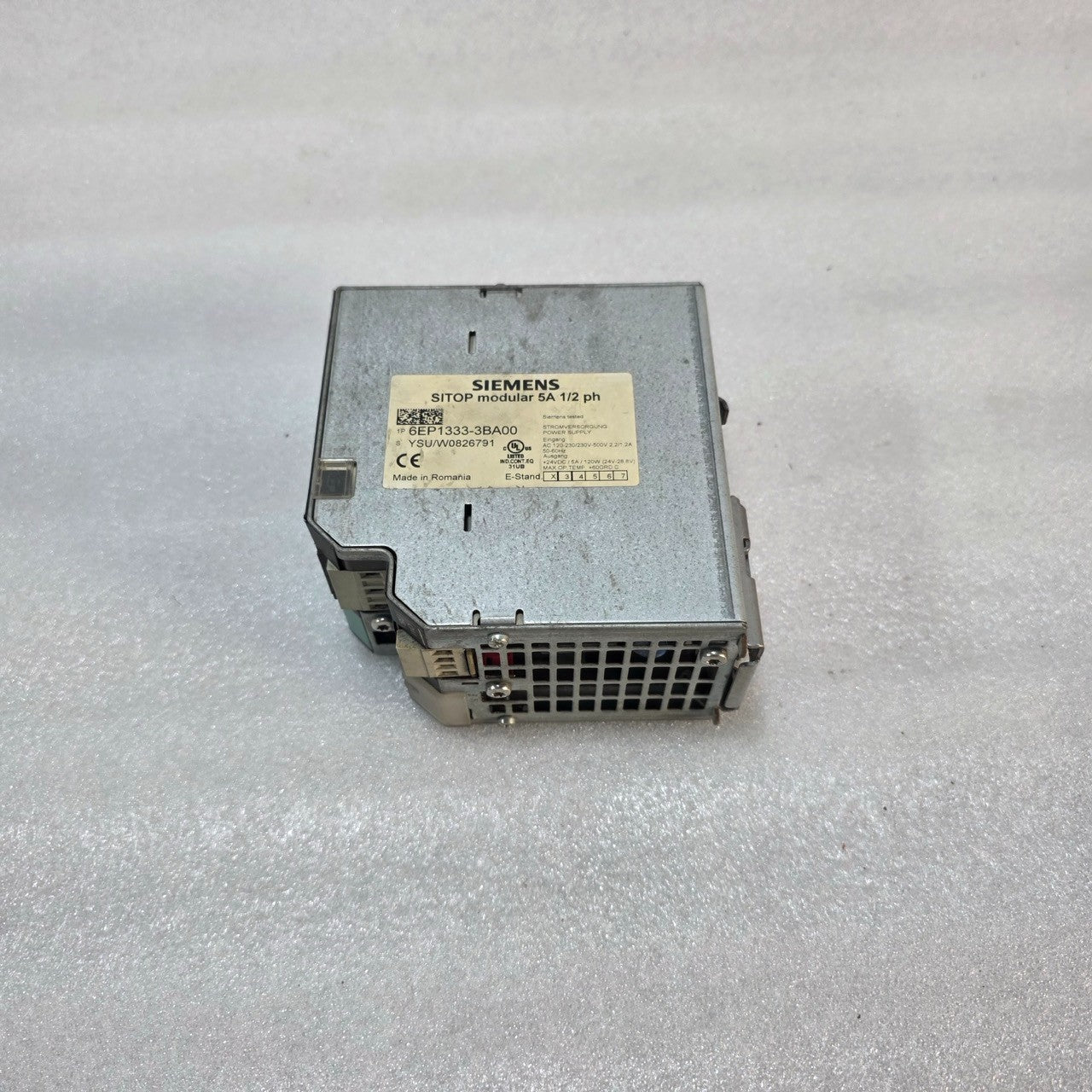 SIEMENS 6EP1333-3BA00 SITOP PSU200M POWER SUPPLY 24VDC 5A