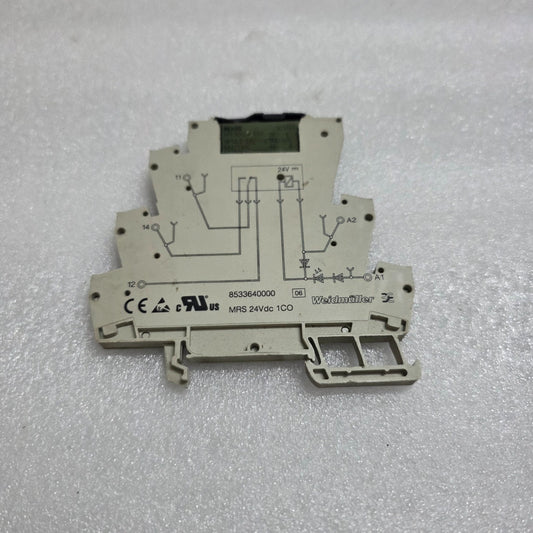 6 UNIT X WEIDMÜLLER 8533640000 MICROSERIES RELAY MODULE MRS 24VDC X 1CO LOT OF 6