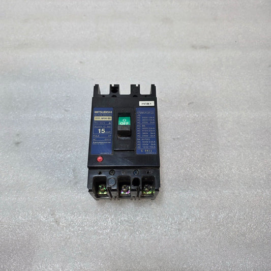 MITSUBISHI NF30-SS 3-POLE CIRCUIT BREAKER 15A