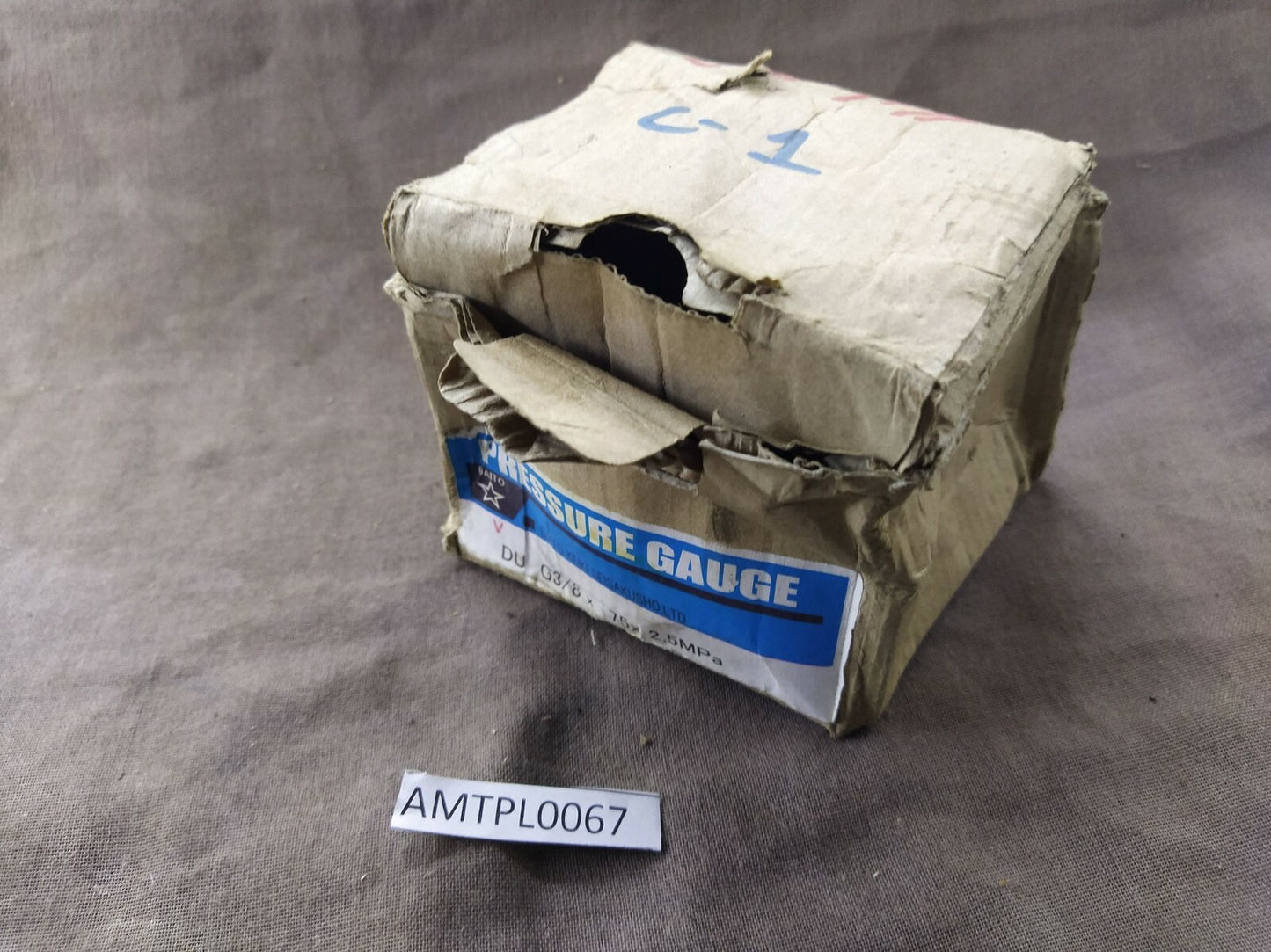 Daito DU G3/8 X 75 X 2.5 MPa Pressure Gauge 02167712 Hiroshima