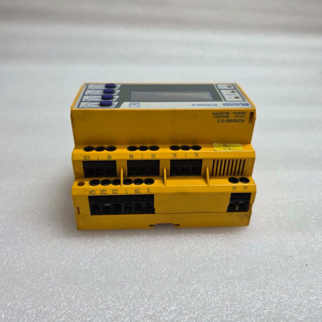 BENDER RCMS460-D-2 MULTI-CHANNEL DIFFERENTIAL/RESIDUAL CURRENT EVALUATOR B940530