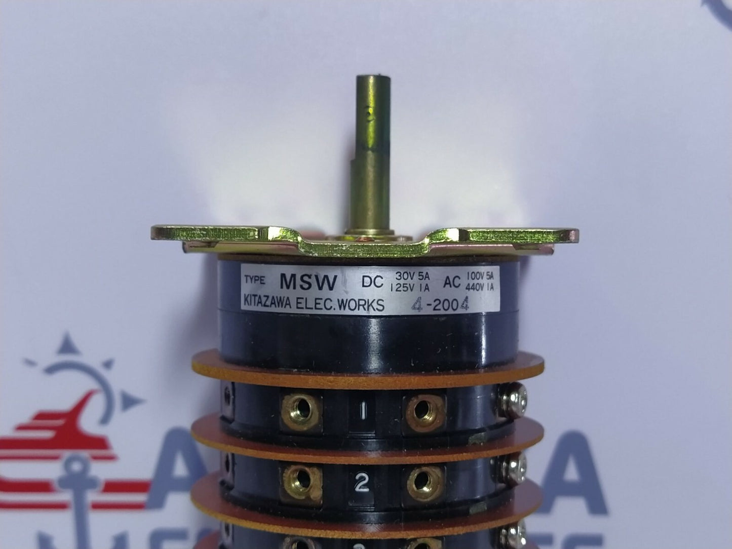 KITAZAWA MSW SWITCH 100038871 30VDC 5A/125VDC 1A/100VAC 5A/440VAC 1A 1000388712