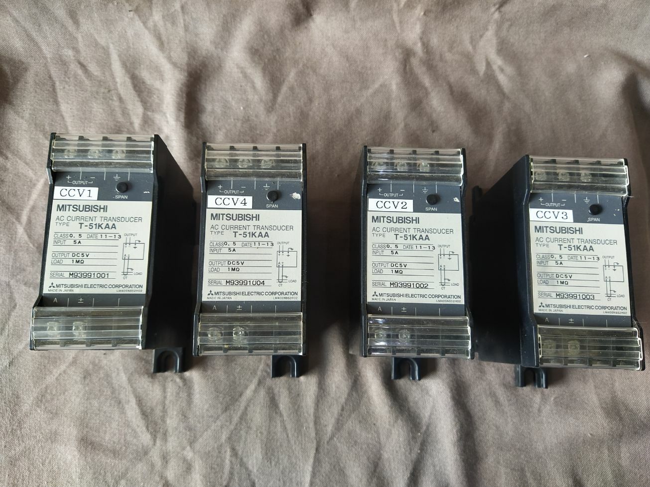 Mitsubishi T-51KAA AC Current Transducer T51KAA