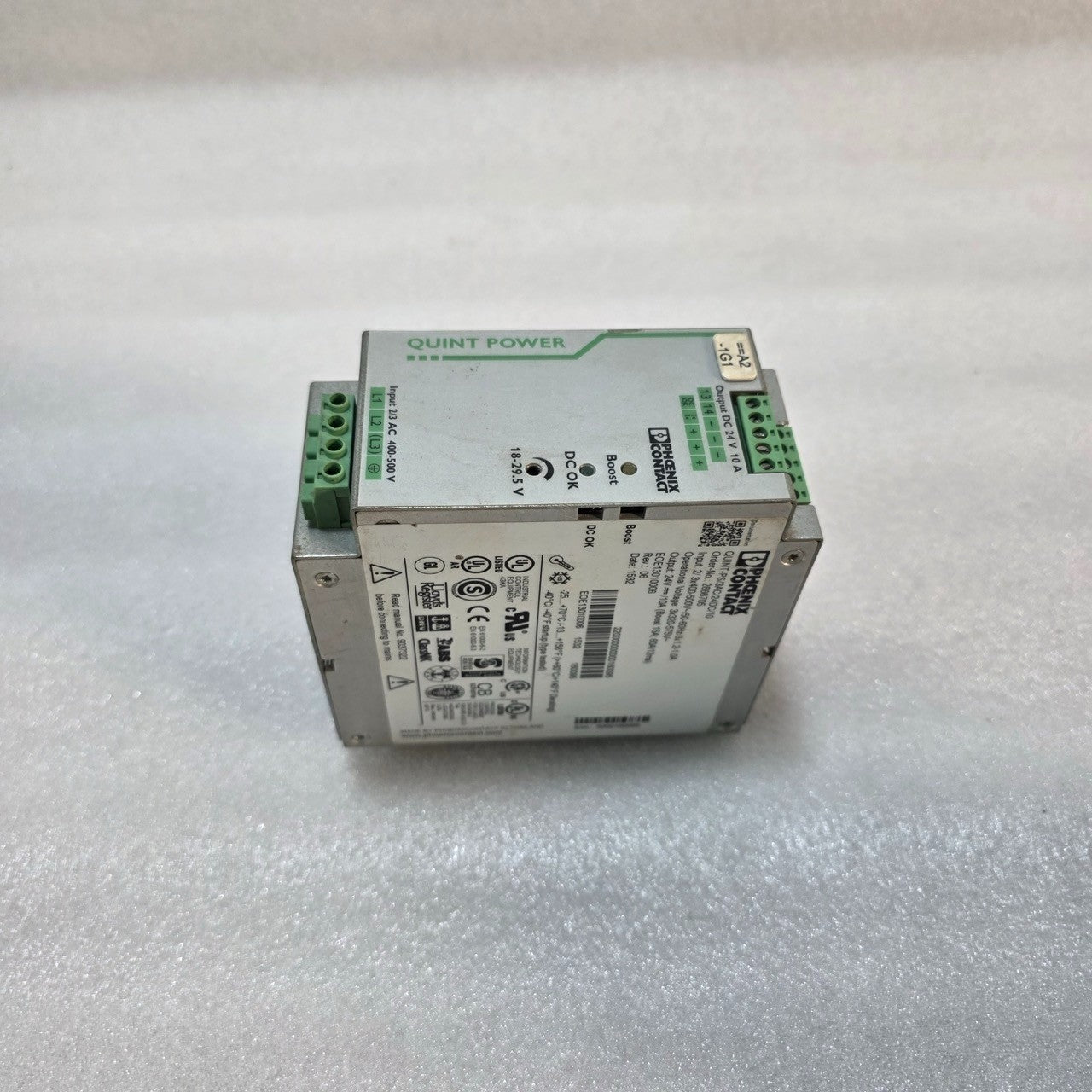 PHOENIX CONTACT QUINT-PS/3AC/24DC/10 PRIMARY-SWITCHED AC/DC POWER SUPPLY 2866705