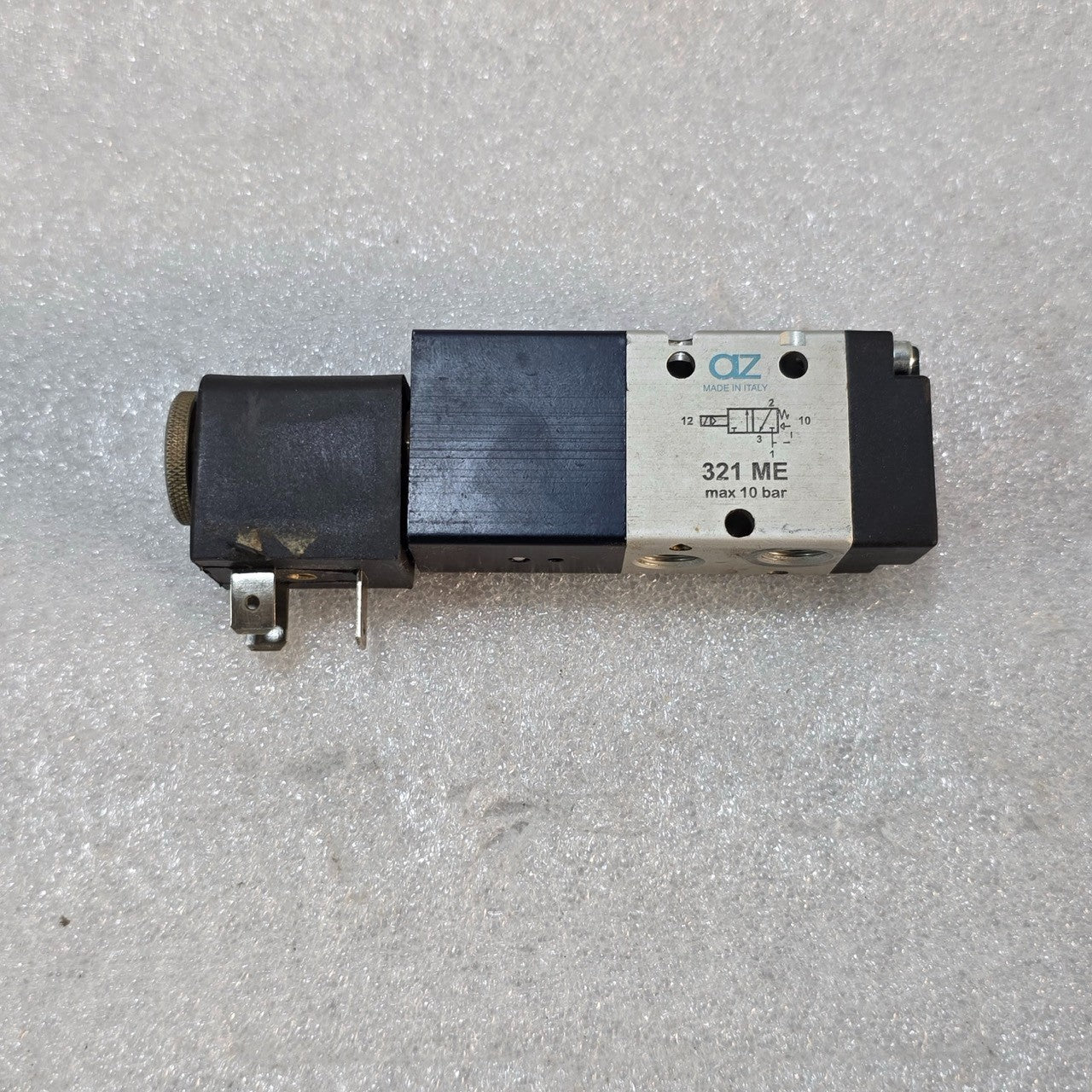 AZ PNEUMATICA 321 ME 3/2-WAY MONOSTABLE SOLENOID VALVE EVI 7/9 24VDC