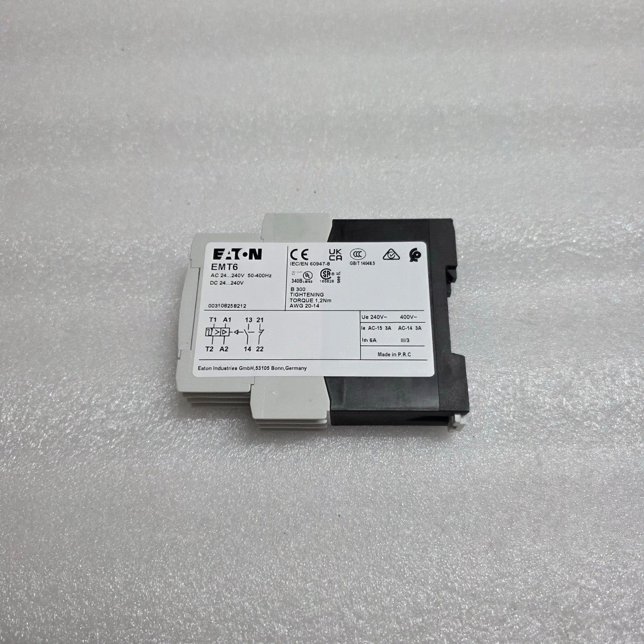 EATON EMT6 THERMISTOR OVERLOAD RELAY 066166 24-240V AC/DC