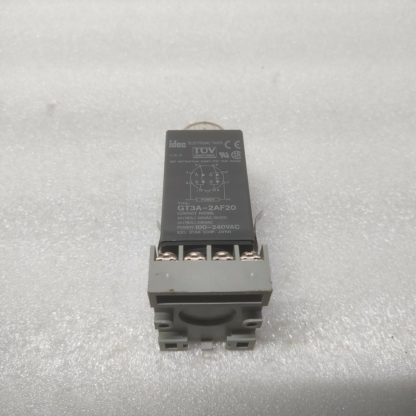 IDEC GT3A-2AF20 MULTIFUNCTION TIMER 100-240VAC