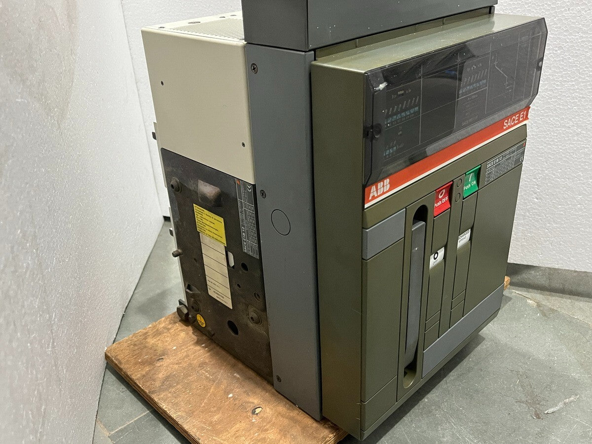 ABB SACE E1 AIR CIRCUIT BREAKER 1250A OCR SACE PR111/P