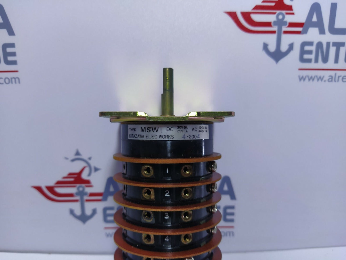 KITAZAWA MSW SWITCH 100038871 30VDC 5A/125VDC 1A/100VAC 5A/440VAC 1A 1000388712