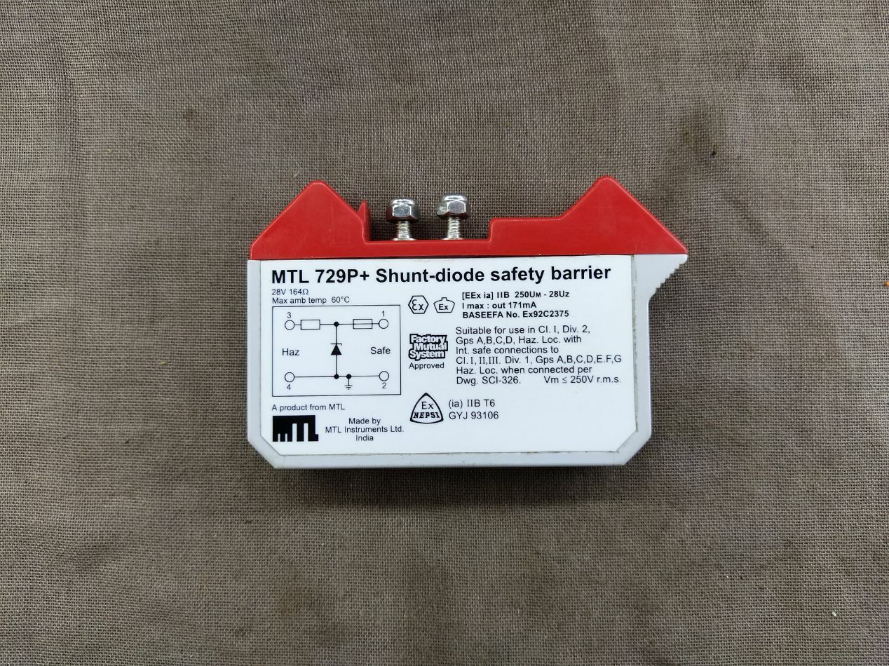 Measurement Technology MTL 729P+ Shunt Diode Safety Barrier