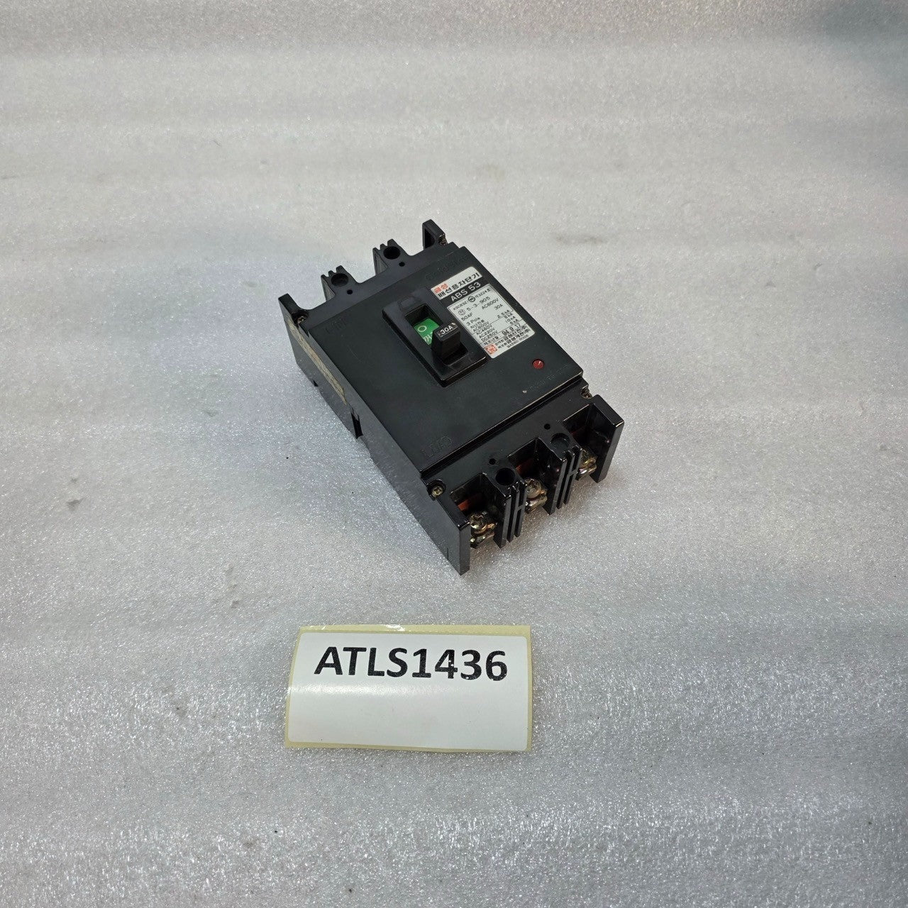 GEUMSEONG ABS 53 3-POLE CIRCUIT BREAKER 30A
