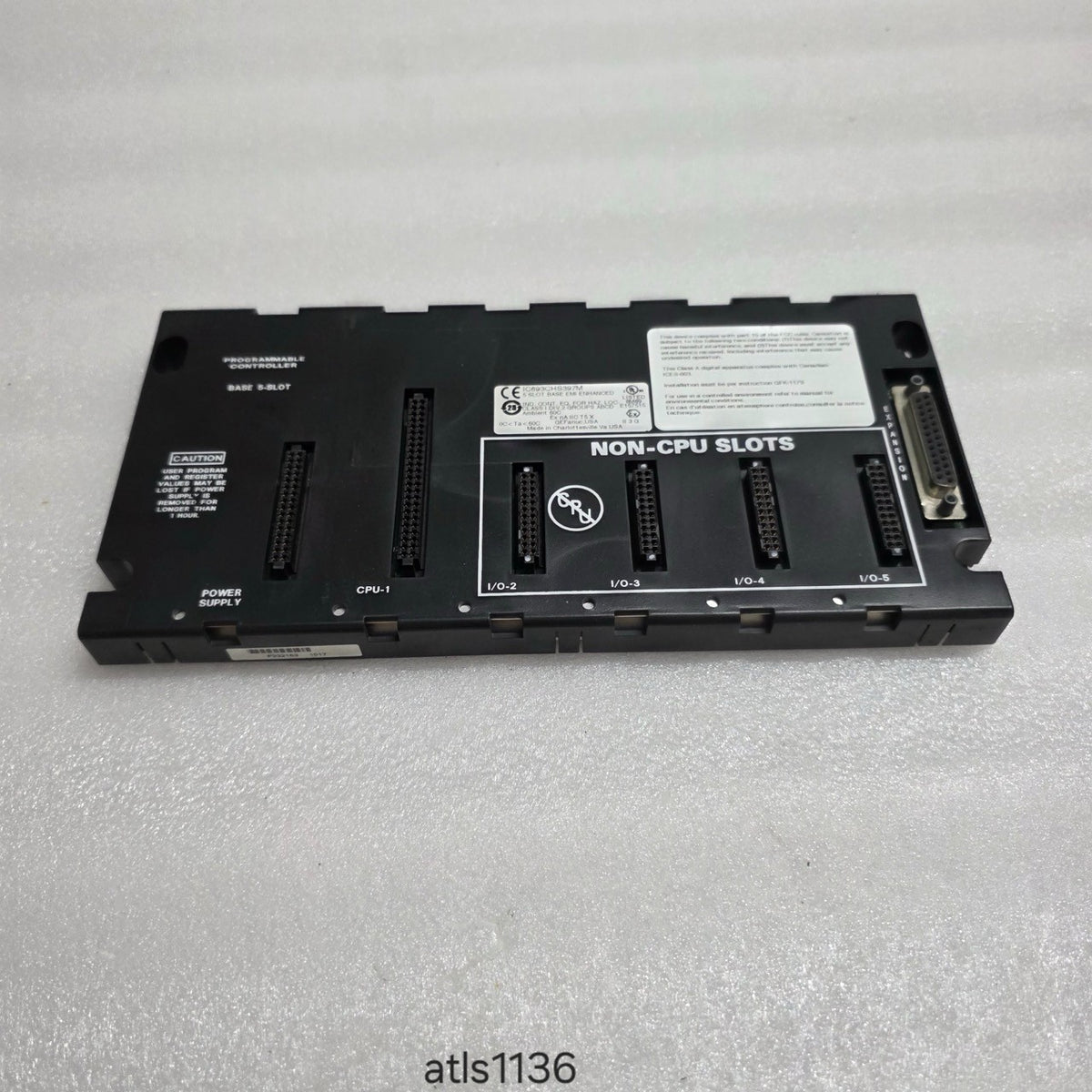 GE FANUC IC693CHS397M I/O BASEPLATE (MAIN RACK)