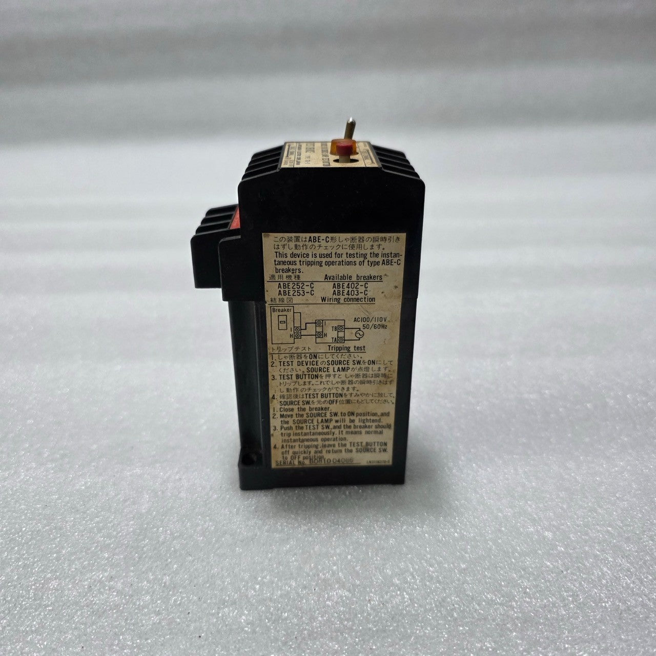 MITSUBISHI T01-B TEST DEVICE 100-110V
