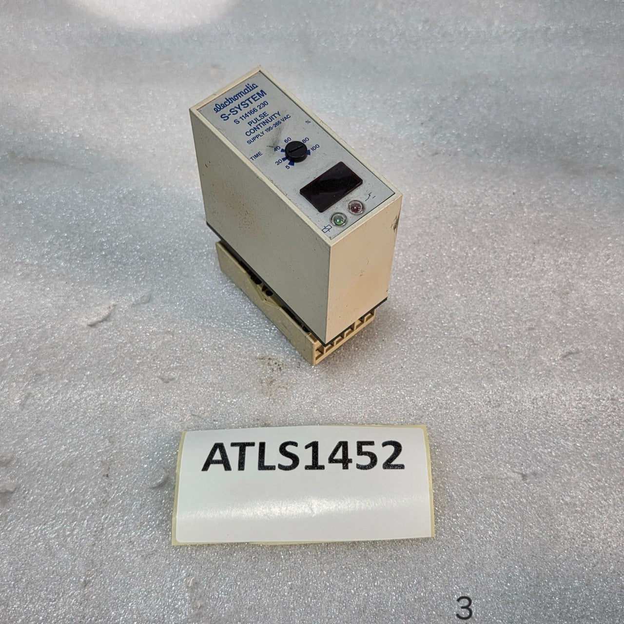 ELECTROMATIC S 114166 230 PULSE CONTINUITY TIMER 195–265 VAC