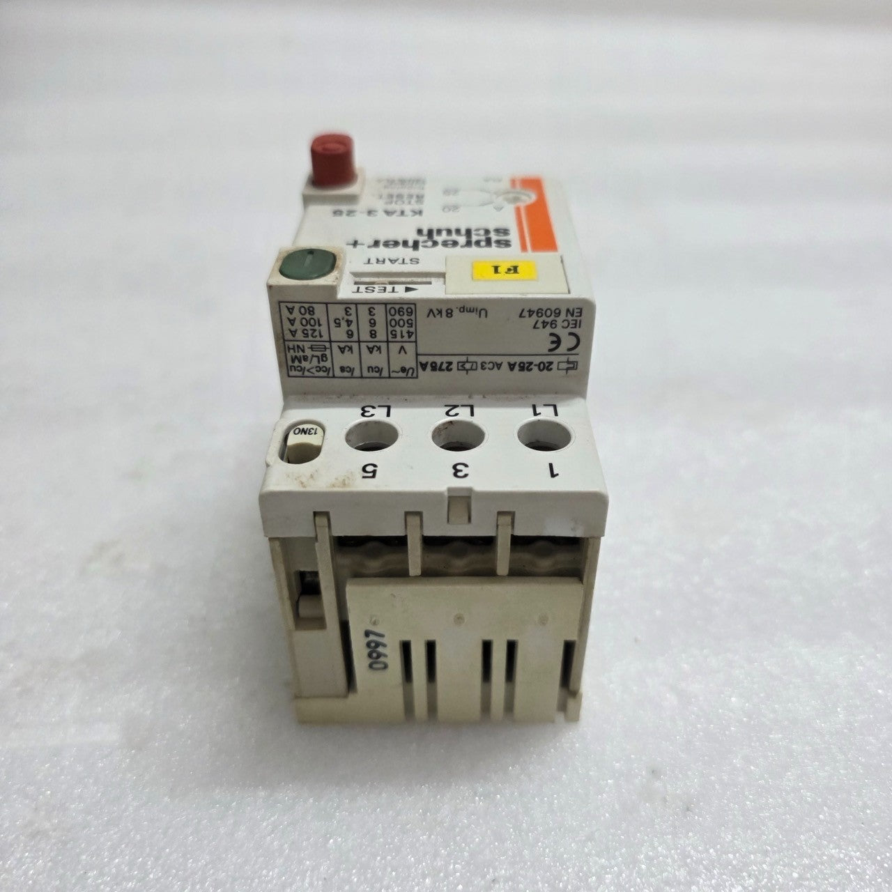 SPRECHER+SCHUH KTA 3-25 MANUAL MOTOR STARTER 20-25A