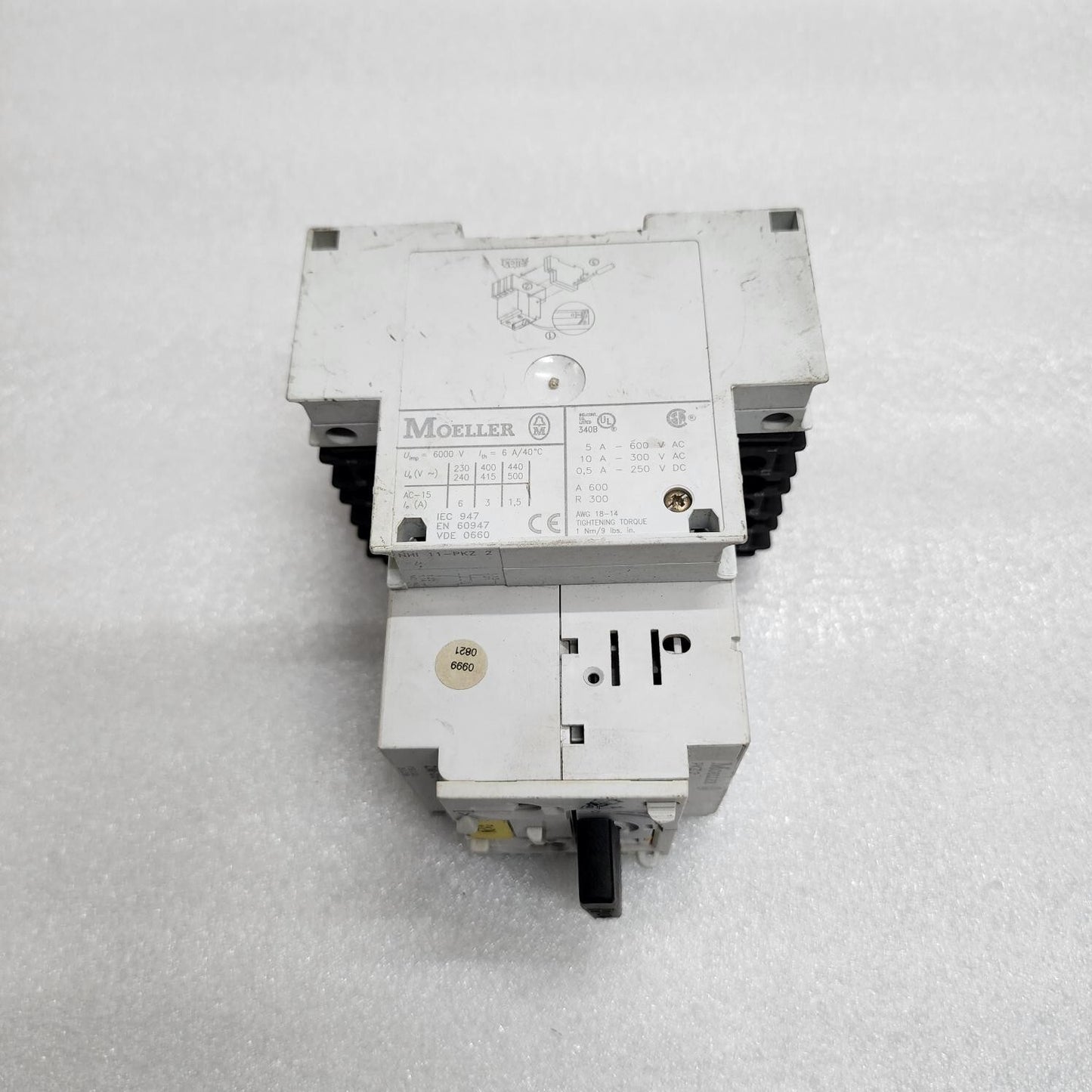 MOELLER ZM-25-PKZ2 MANUAL MOTOR PROTECTOR 16-25A