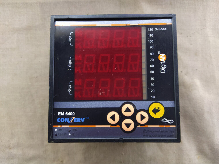 Conzerv EM6400 Load Manager Digital Control VER 03.02.12