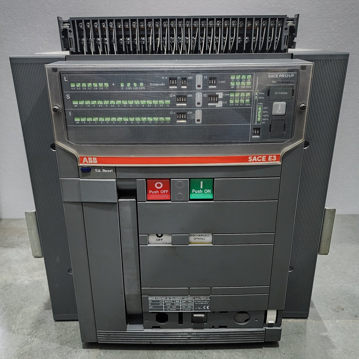 ABB SACE E3S/MS 32 3-POLE CIRCUIT BREAKER 1SDA058979R1 3200A