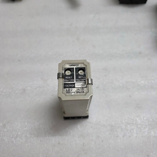 OMRON LG2-AB VOLTAGE SENSOR / VOLTAGE DETECTION RELAY 100V