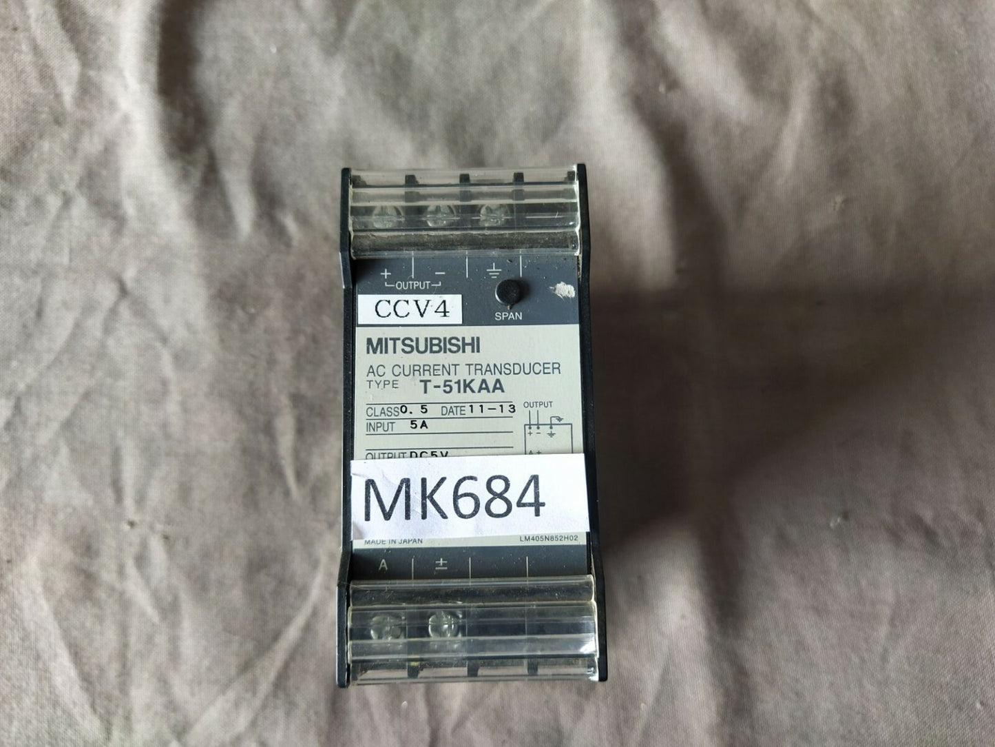 Mitsubishi T-51KAA AC Current Transducer T51KAA