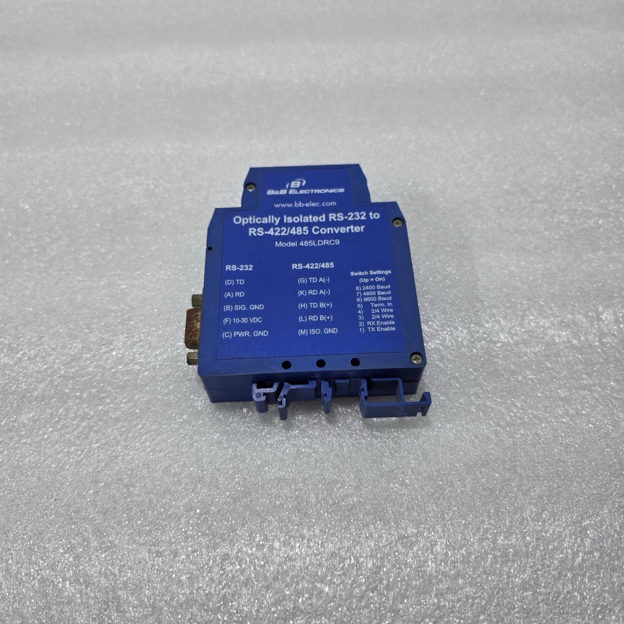 2 UNIT X B&B ELECTRONICS 485LDRC9 ISOLATED SERIAL DATA CONVERTER LOT OF 2 UNIT