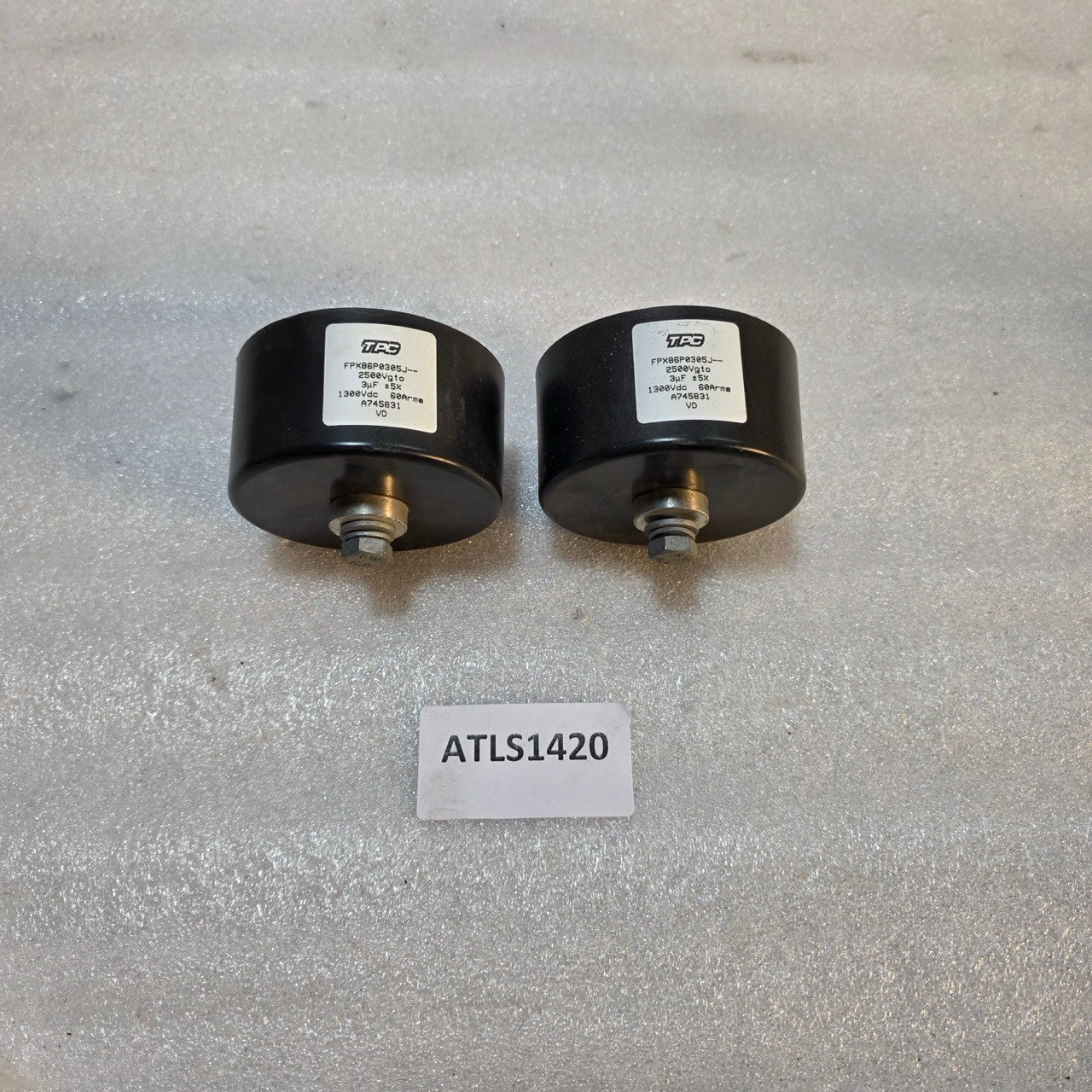 TPC FPX86P0305J POWER FILM CAPACITOR 1300 VDC 60 ARMS