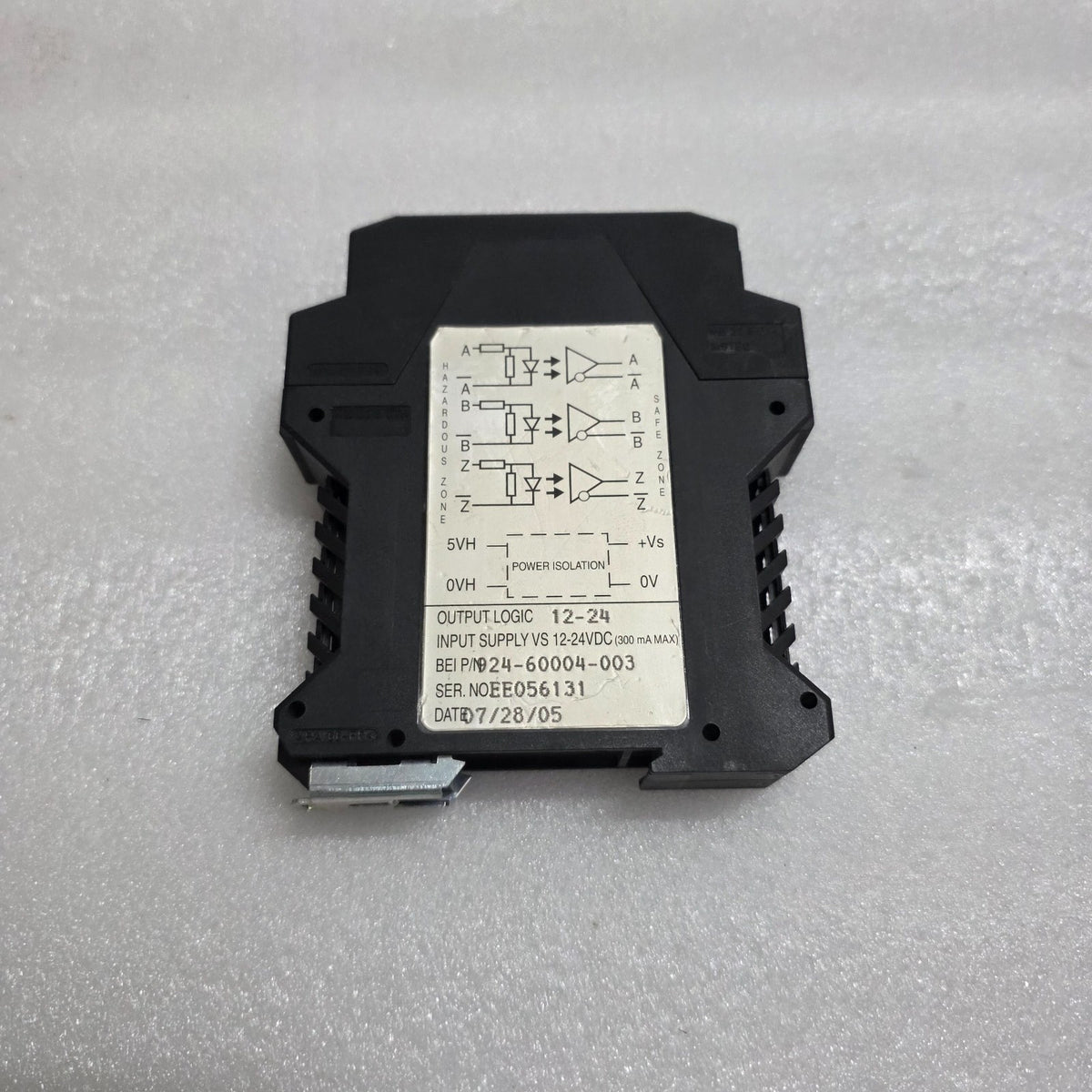 BEI SENSORS 924-60004-003 INTRINSIC SAFETY BARRIER