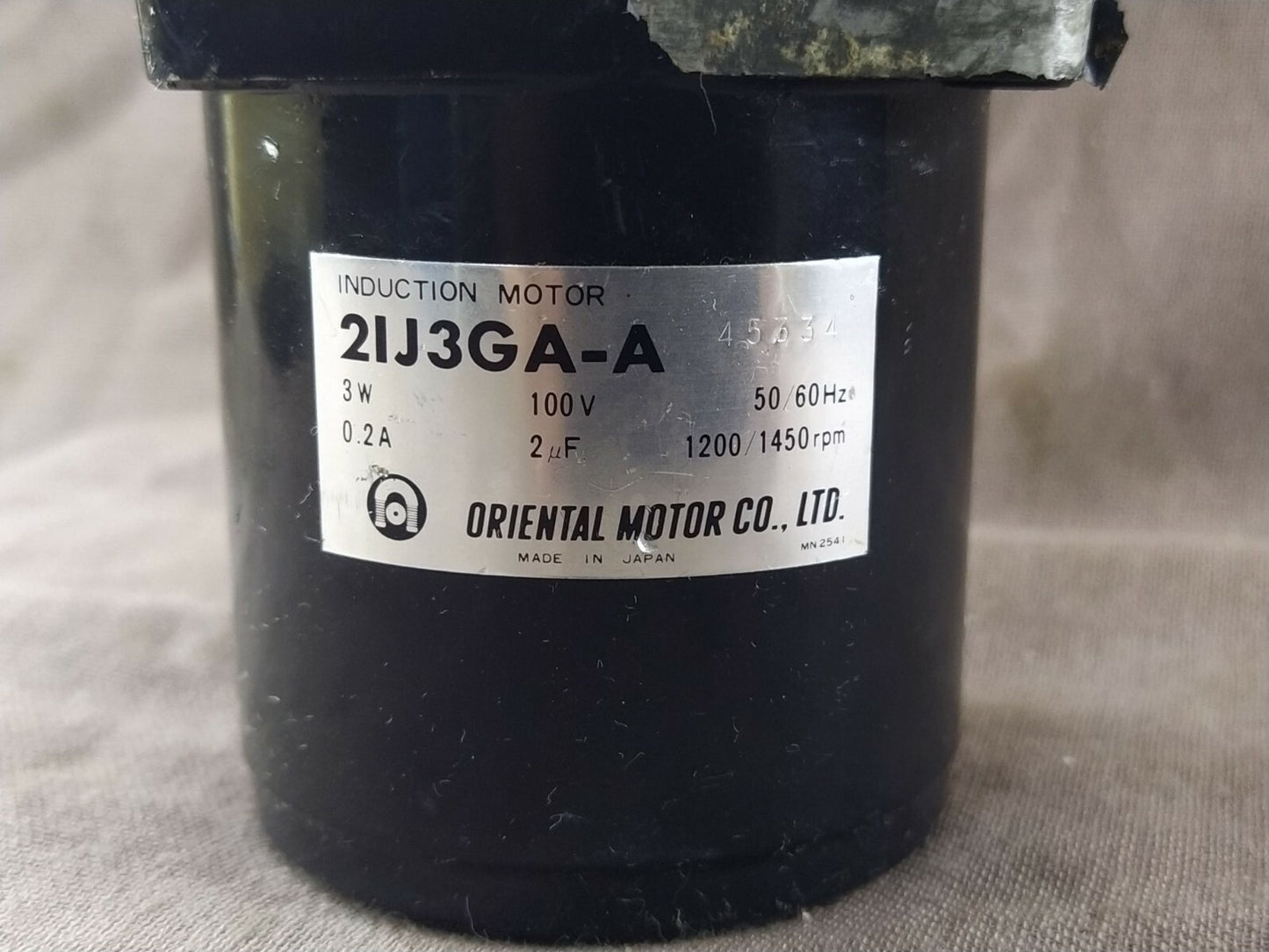 Oriental Motor 2IJ3GA-A Induction Motor 2IJ3GAA 100V 3W 1200-1450 RPM