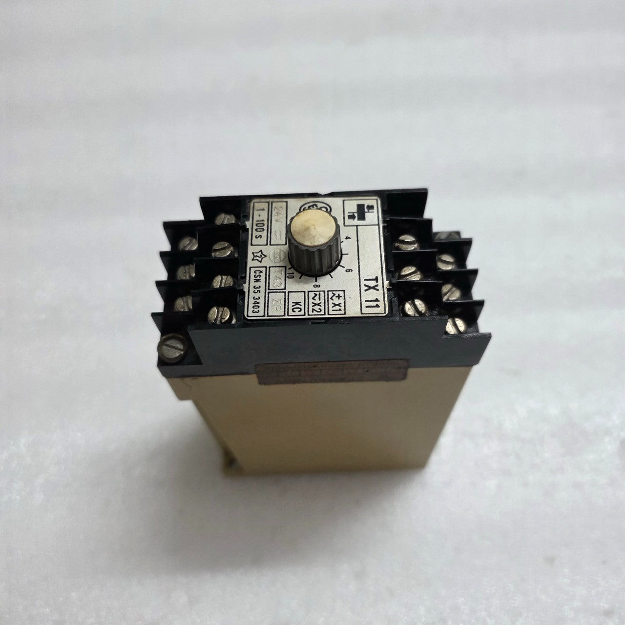 ZPA TRUTNOV TX 11 ELECTRONIC TIME RELAY CSN 35 3403 24VDC