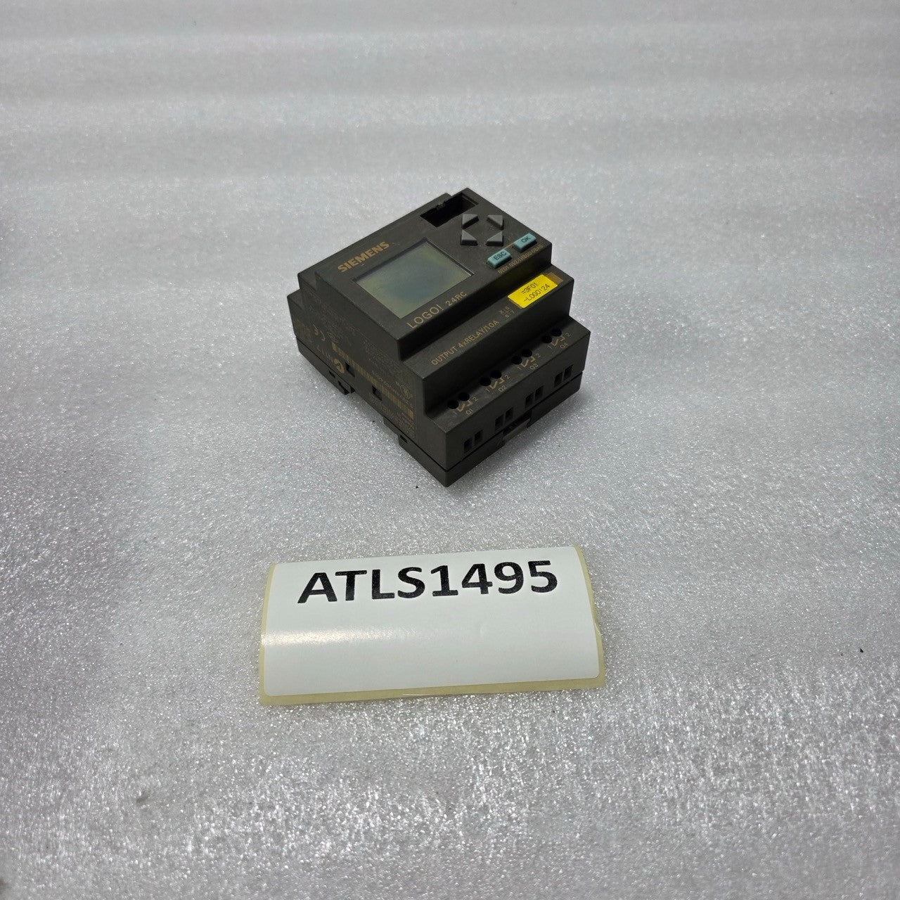 SIEMENS LOGO! 24RC 6ED1 052-1HB00-0BA5 MICROPROCESSOR-BASED LOGIC MODULE 24V