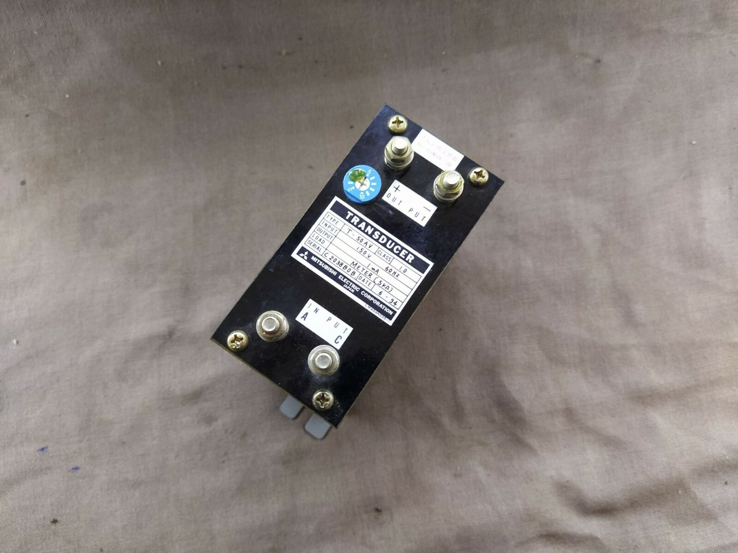 Mitsubishi T-50AV Transducer Class 1.0 T 50 AV