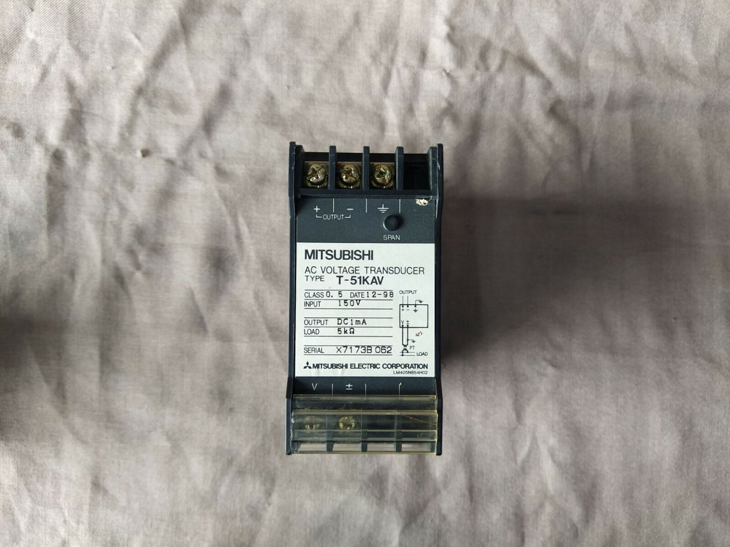 Mitsubishi T-51KAV AC Voltage Transducer T-51K AV