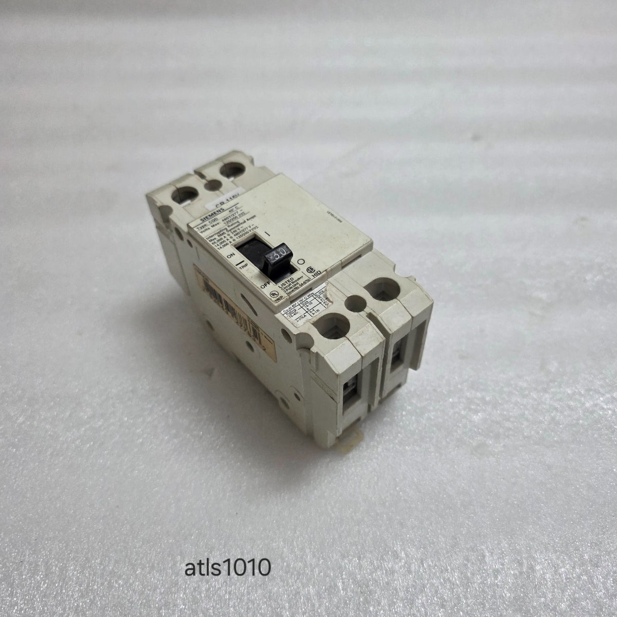 SIEMENS CQD230 MOLDED CASE CIRCUIT BREAKER 30A