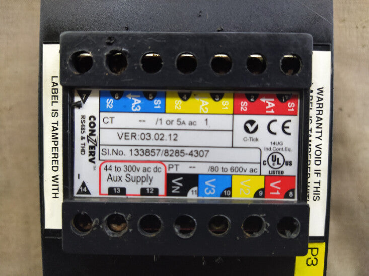 Conzerv EM6400 Load Manager Digital Control VER 03.02.12