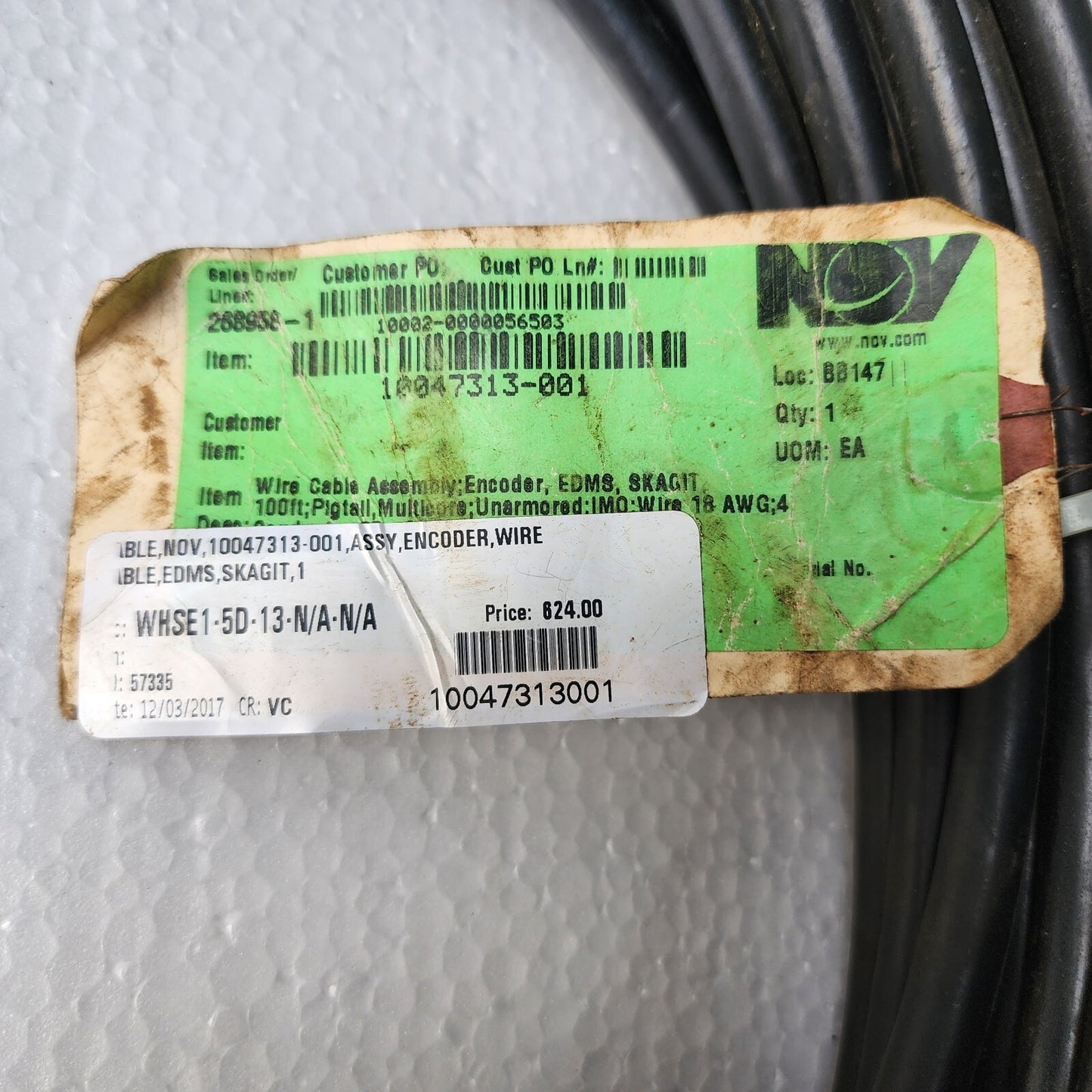 NOV 10047313-001 ENCODER WIRE EDMS SKAGIT
