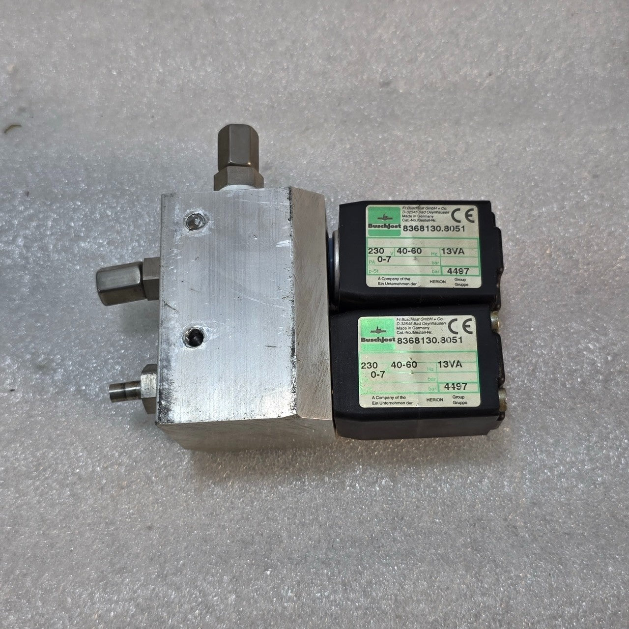 BUSCHJOST 8368130.8051 SOLENOID COIL 230 VAC